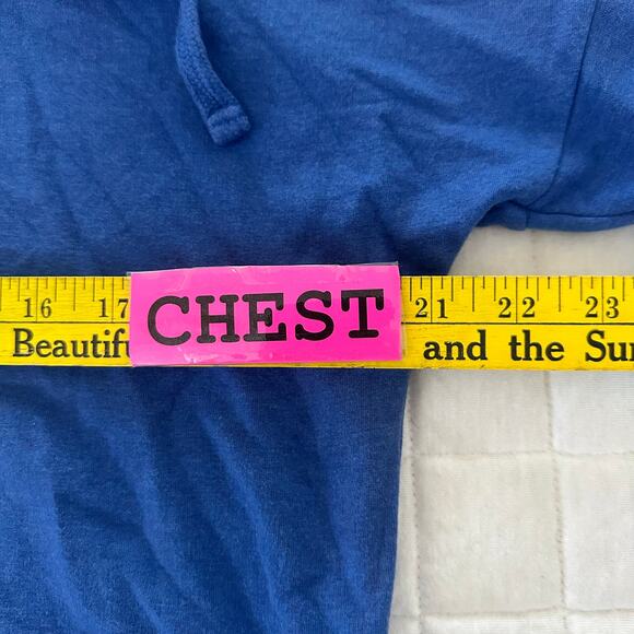 Johnnie O Hoodie Womens Small Royal Blue Carrie Pullover V-Neck Athleisure - Picture 8 of 9